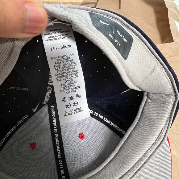 Nike Illinois Fighting Illini Navy and Red Patriotic Hat - Picture 9 of 9